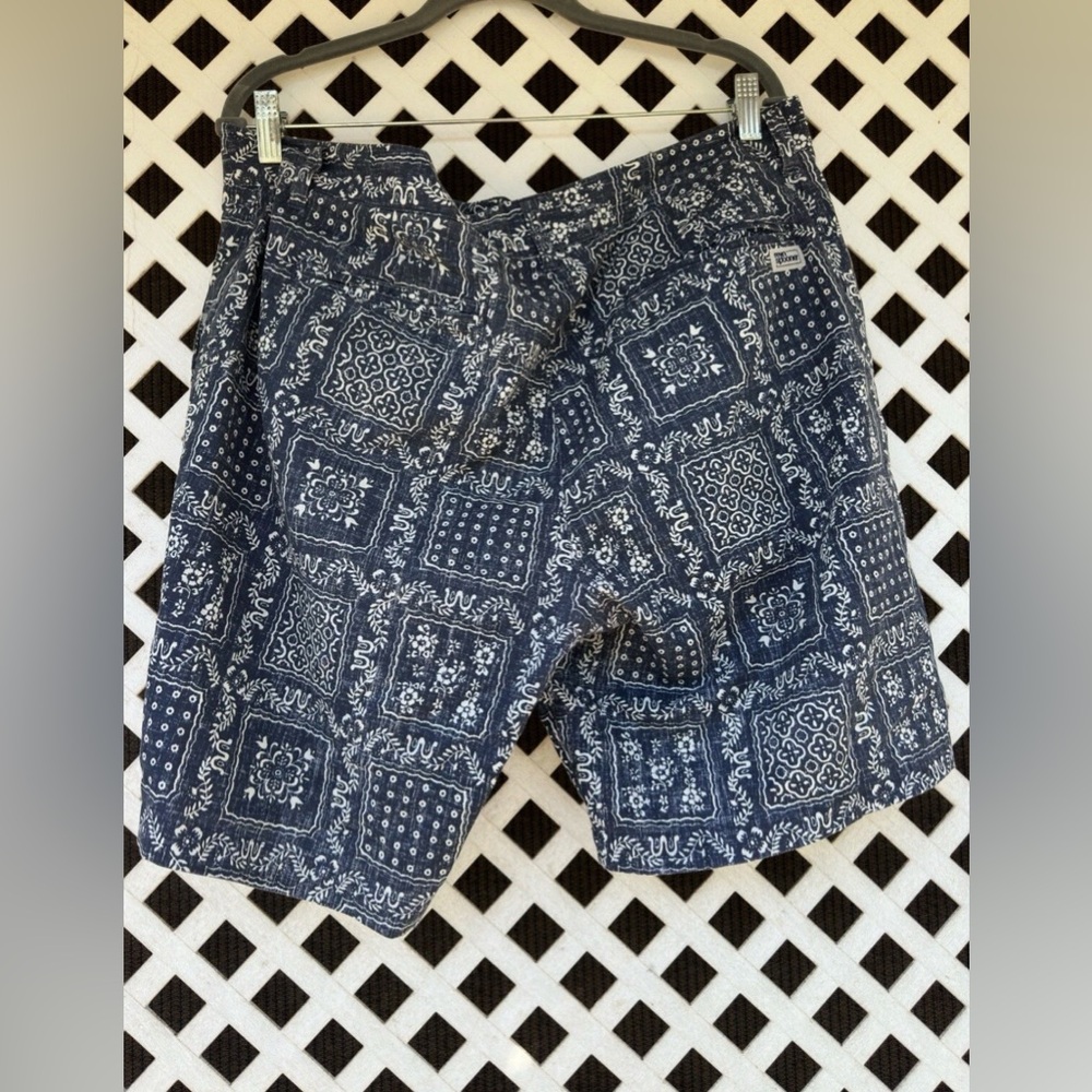 reyn spooner Navy Paisley Tile Swim Shorts